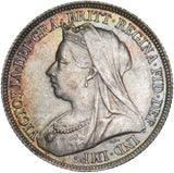 1895 Shilling - Victoria British Silver Coin - Superb