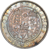 1895 Shilling - Victoria British Silver Coin - Superb