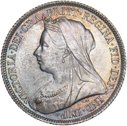 1895 Shilling - Victoria British Silver Coin - Superb