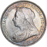 1895 Shilling - Victoria British Silver Coin - Superb