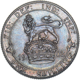 1902 Matt Proof Shilling - Edward VII British Silver Coin - Superb