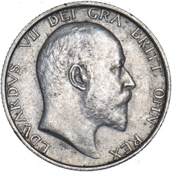 1905 Shilling - Edward VII British Silver Coin - Very Nice