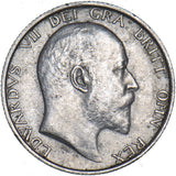 1905 Shilling - Edward VII British Silver Coin - Very Nice