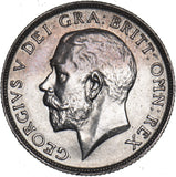 1913 Shilling - George V British Silver Coin - Very Nice