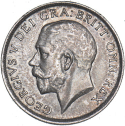1917 Shilling - George V British Silver Coin - Very Nice