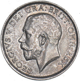 1917 Shilling - George V British Silver Coin - Very Nice