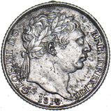 1816 Sixpence - George III British Silver Coin