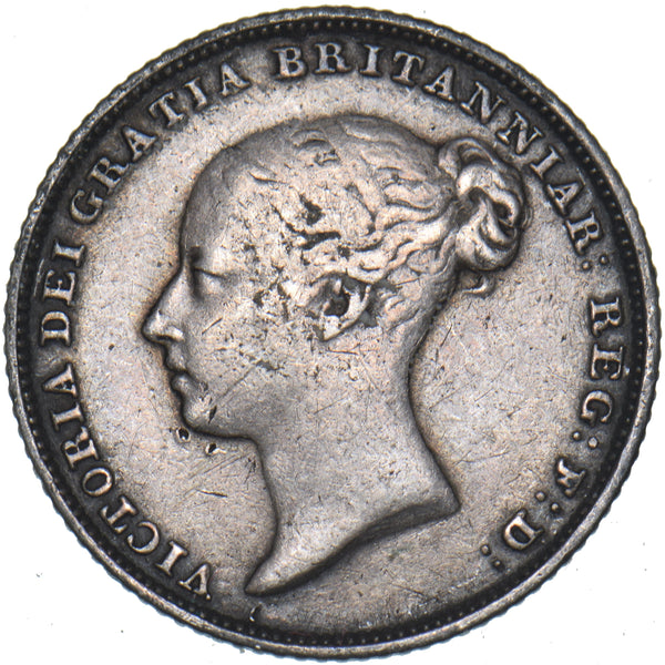 1838 Sixpence - Victoria British Silver Coin