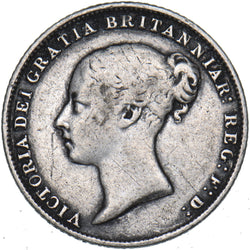 1863 Sixpence - Victoria British Silver Coin