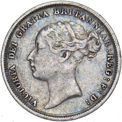 1883 Sixpence - Victoria British Silver Coin