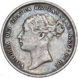 1883 Sixpence - Victoria British Silver Coin