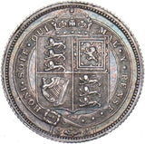 1887 Sixpence (R Over I) - Victoria British Silver Coin - Very Nice