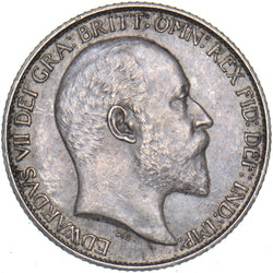 1902 Matt Proof Sixpence - Edward VII British Silver Coin - Very Nice