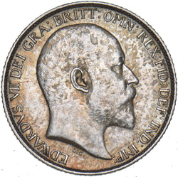 1906 Sixpence - Edward VII British Silver Coin - Nice