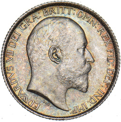 1906 Sixpence - Edward VII British Silver Coin - Superb