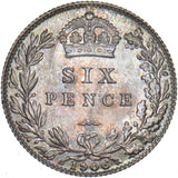 1906 Sixpence - Edward VII British Silver Coin - Superb