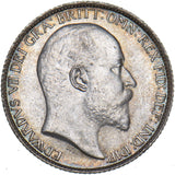 1907 Sixpence - Edward VII British Silver Coin - Superb