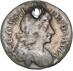 1679 Maundy Fourpence (Holed) - Charles II British Silver Coin