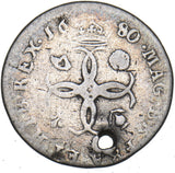 1680 Maundy Fourpence (Holed) - Charles II British Silver Coin