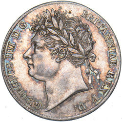 1828 Maundy Fourpence - George IV British Silver Coin - Very Nice
