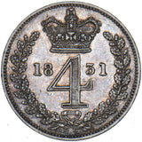 1831 Maundy Fourpence - William IV British Silver Coin - Very Nice