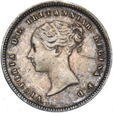 1842 Maundy Fourpence - Victoria British Silver Coin - Very Nice