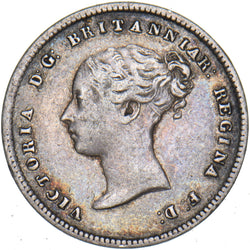 1856 Maundy Fourpence - Victoria British Silver Coin - Nice