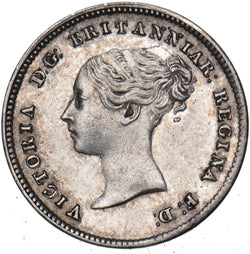 1862 Maundy Fourpence - Victoria British Silver Coin - Very Nice
