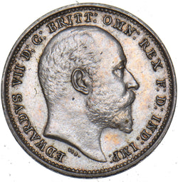 1904 Maundy Fourpence - Edward VII British Silver Coin - Superb