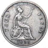 1836 Groat (Fourpence) - William IV British Silver Coin