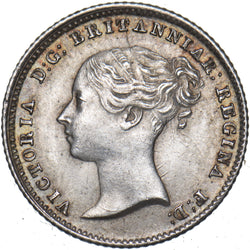 1840 Groat (Fourpence) - Victoria British Silver Coin - Very Nice