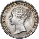 1840 Groat (Fourpence) - Victoria British Silver Coin - Very Nice