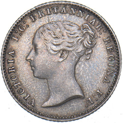 1848 Groat (Fourpence) (8 Over 6) - Victoria British Silver Coin - Very Nice