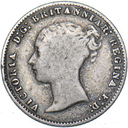 1854 Groat (Fourpence) - Victoria British Silver Coin