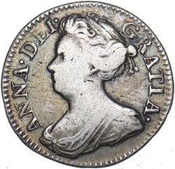 1707 Threepence - Anne British Silver Coin