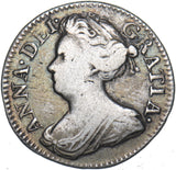 1707 Threepence - Anne British Silver Coin