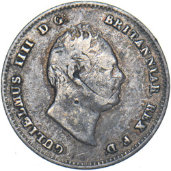 1835 Threepence - William IV British Silver Coin