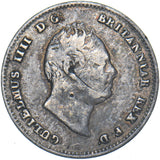 1835 Threepence - William IV British Silver Coin