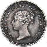 1843 Threehalfpence (43 Over 34) - Victoria British Silver Coin - Very Nice