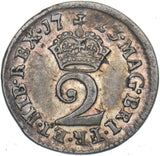 1723 Maundy Twopence - George I British Silver Coin - Nice