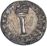 1701 Maundy Penny - William III British Silver Coin - Very Nice