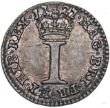 1727 Maundy Penny - George I British Silver Coin - Nice