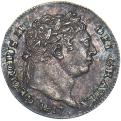 1817 Maundy Penny - George III British Silver Coin - Superb