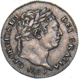 1820 Maundy Penny - George III British Silver Coin - Very Nice