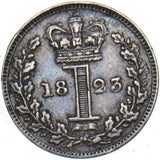 1823 Maundy Penny - George IV British Silver Coin - Nice