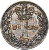 1828 Maundy Penny - George IV British Silver Coin - Very Nice