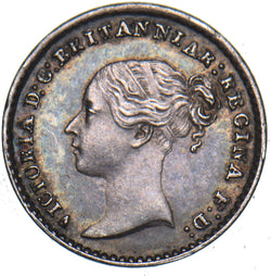 1861 Maundy Penny - Victoria British Silver Coin - Very Nice