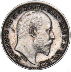 1907 Maundy Penny - Edward VII British Silver Coin - Very Nice