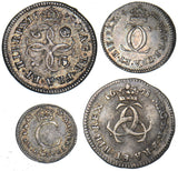 1678 Maundy Set - Charles II British Silver Coins - Very Nice