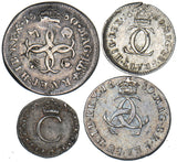 1680 Maundy Set - Charles II British Silver Coins - Very Nice